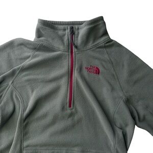 The North Face Women’s Glacier 1/4 Zip Fleece Pullover – Olive Green - Size S